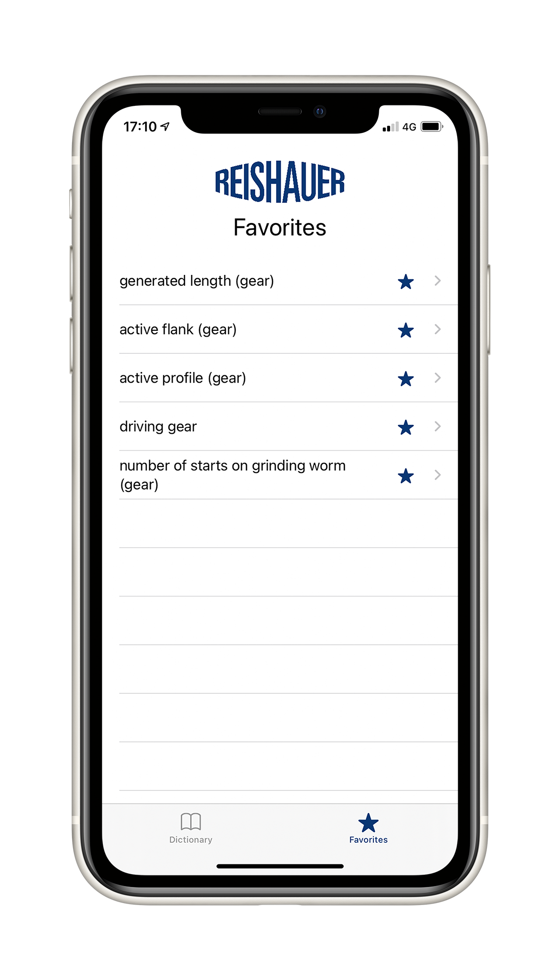 Reishauer S Gear Dictionary App