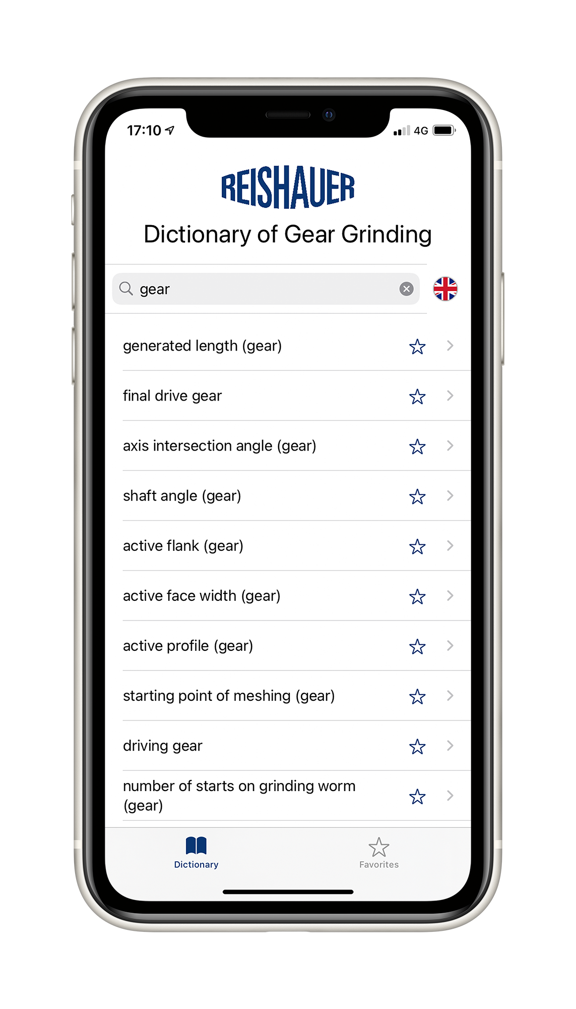 Reishauer S Gear Dictionary App